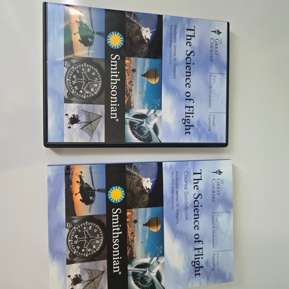 The Great Courses The Science of Flight Smithsonian DVD Set with Guidebook 1321